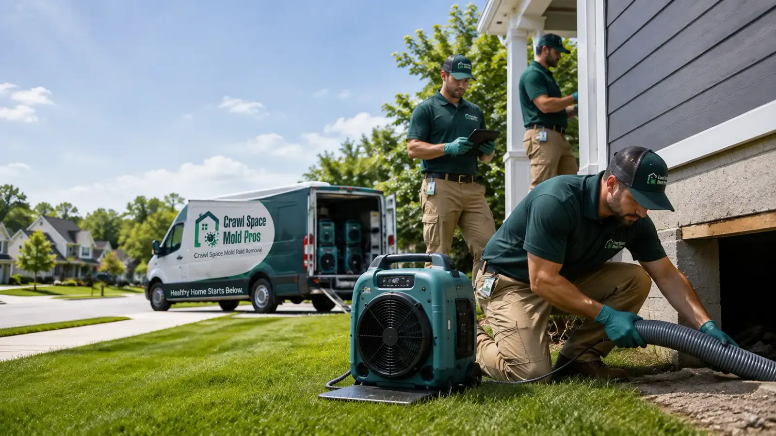 Crawl Space Mold Removal in Plainview, TX